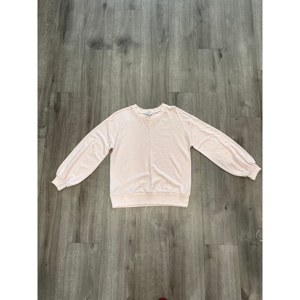 Loft Light Pink Top Rayon/Acrylic Blend Women's Size M